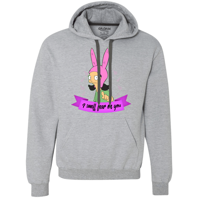 Sweatshirts Sport Grey / Small Louise Smell Fear Premium Fleece Hoodie