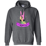 Sweatshirts Dark Heather / Small Louise Smell Fear Pullover Hoodie