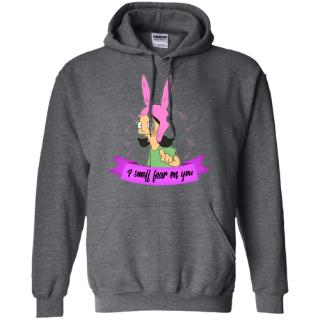 Sweatshirts Dark Heather / Small Louise Smell Fear Pullover Hoodie