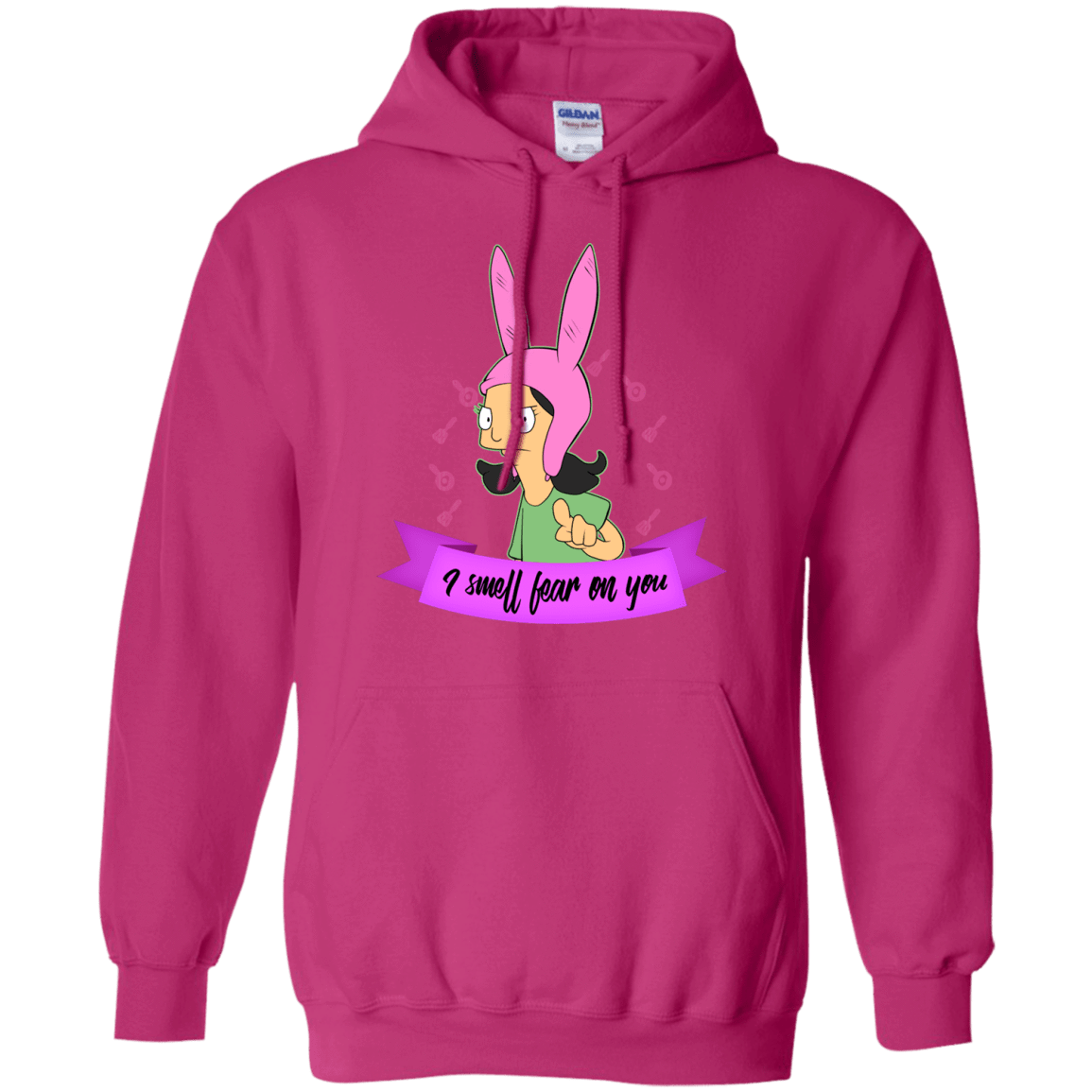 Sweatshirts Heliconia / Small Louise Smell Fear Pullover Hoodie