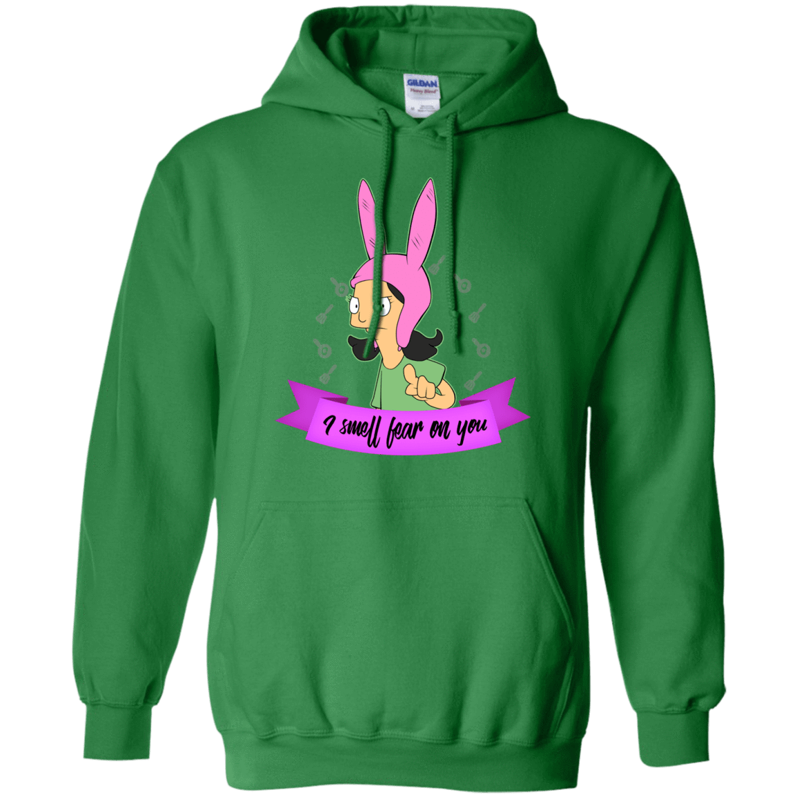 Sweatshirts Irish Green / Small Louise Smell Fear Pullover Hoodie