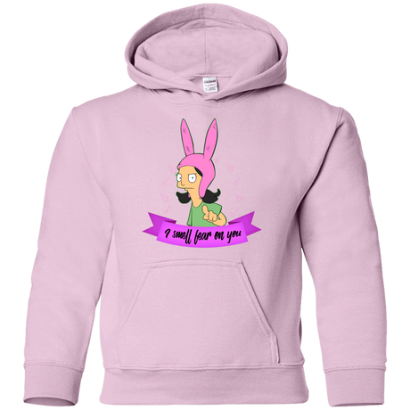 Sweatshirts Light Pink / YS Louise Smell Fear Youth Hoodie
