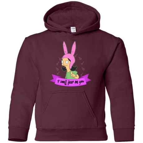 Sweatshirts Maroon / YS Louise Smell Fear Youth Hoodie