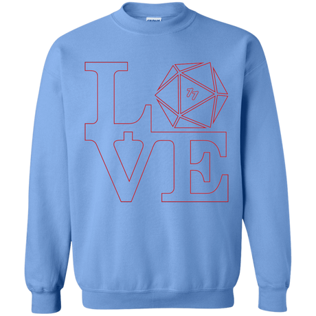 Sweatshirts Carolina Blue / Small Love 11 Crewneck Sweatshirt