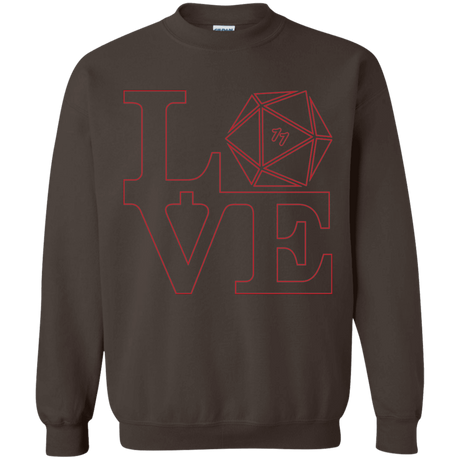 Sweatshirts Dark Chocolate / Small Love 11 Crewneck Sweatshirt