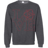 Sweatshirts Dark Heather / Small Love 11 Crewneck Sweatshirt