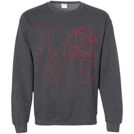Sweatshirts Dark Heather / Small Love 11 Crewneck Sweatshirt
