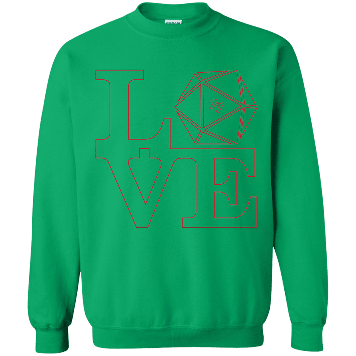 Sweatshirts Irish Green / Small Love 11 Crewneck Sweatshirt