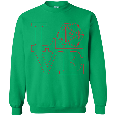 Sweatshirts Irish Green / Small Love 11 Crewneck Sweatshirt