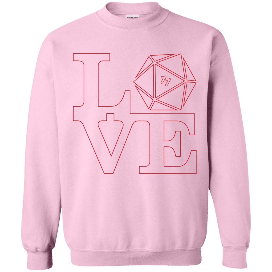 Sweatshirts Light Pink / Small Love 11 Crewneck Sweatshirt