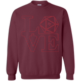 Sweatshirts Maroon / Small Love 11 Crewneck Sweatshirt