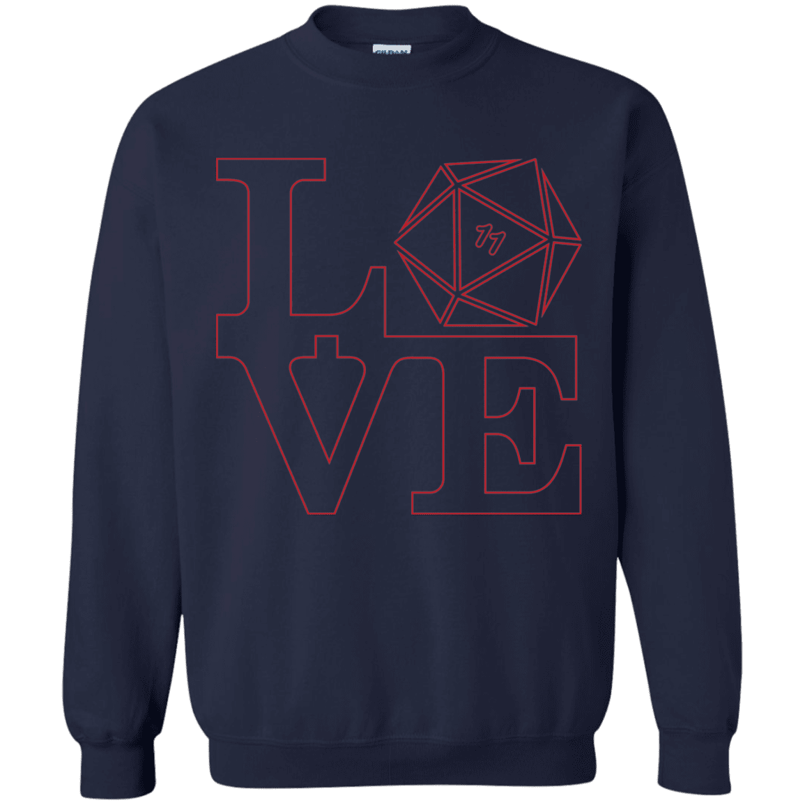 Sweatshirts Navy / Small Love 11 Crewneck Sweatshirt