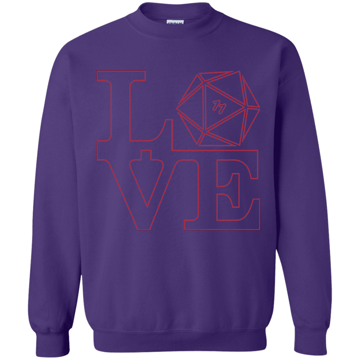 Sweatshirts Purple / Small Love 11 Crewneck Sweatshirt