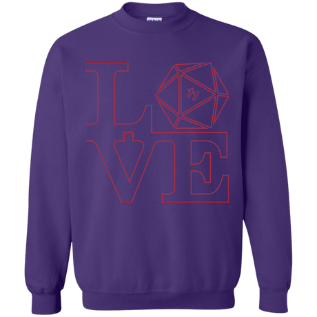 Sweatshirts Purple / Small Love 11 Crewneck Sweatshirt