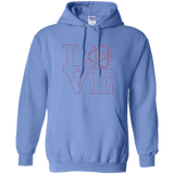 Sweatshirts Carolina Blue / Small Love 11 Pullover Hoodie