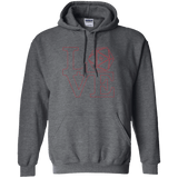 Sweatshirts Dark Heather / Small Love 11 Pullover Hoodie