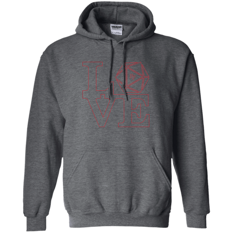 Sweatshirts Dark Heather / Small Love 11 Pullover Hoodie