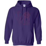 Sweatshirts Purple / Small Love 11 Pullover Hoodie