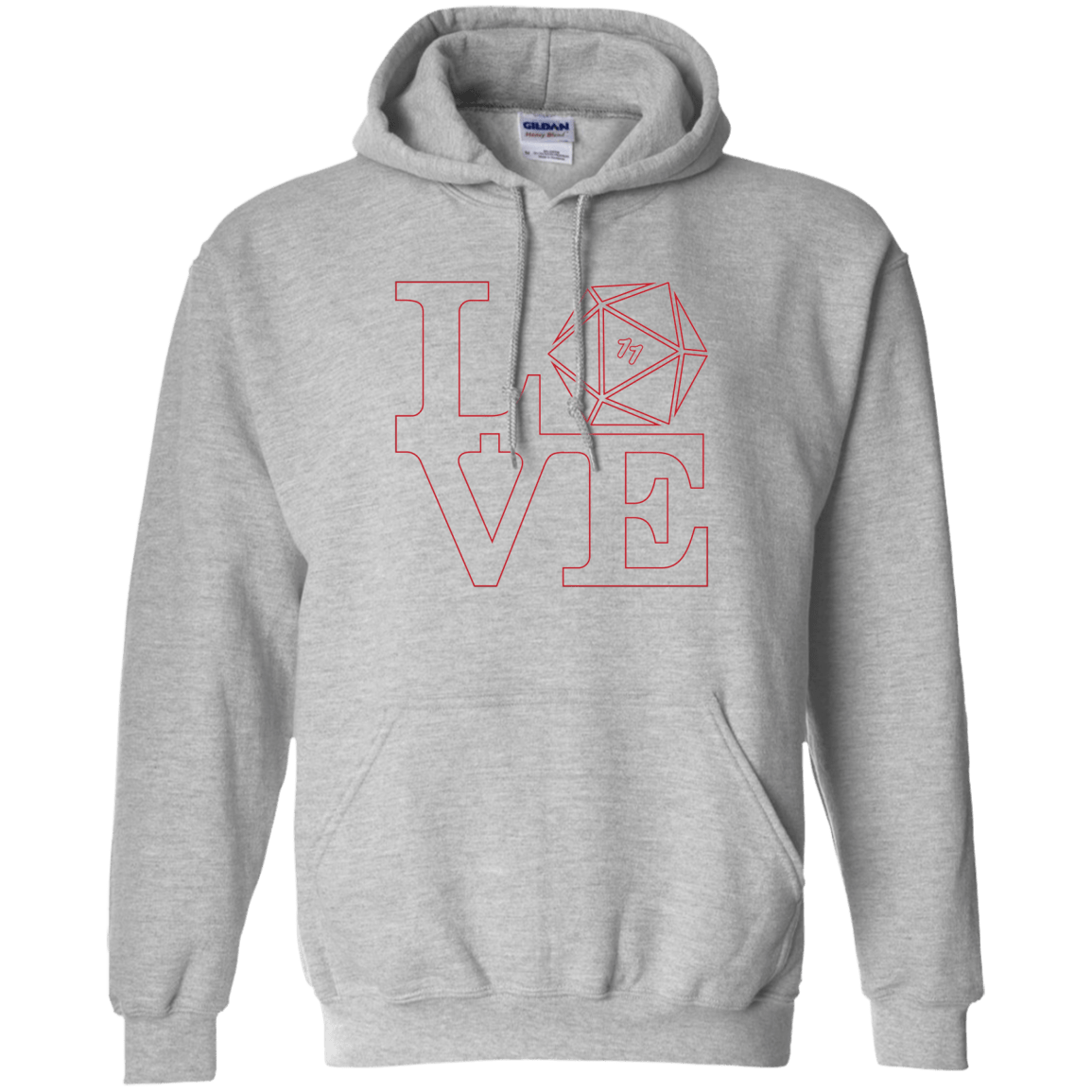 Sweatshirts Sport Grey / Small Love 11 Pullover Hoodie