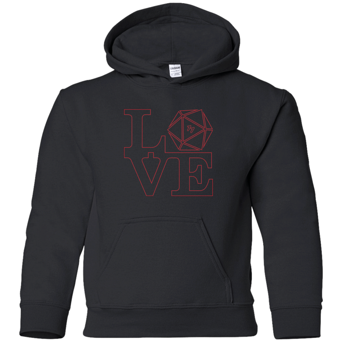 Sweatshirts Black / YS Love 11 Youth Hoodie