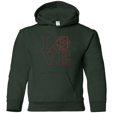 Sweatshirts Forest Green / YS Love 11 Youth Hoodie