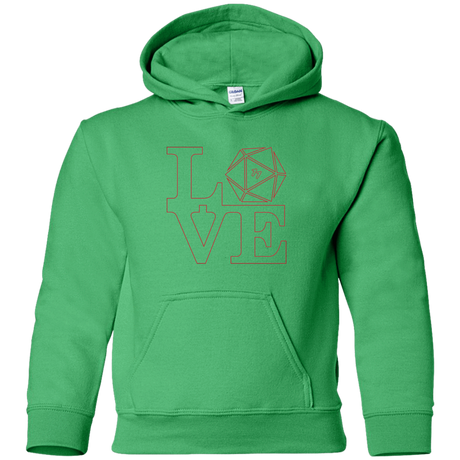 Sweatshirts Irish Green / YS Love 11 Youth Hoodie