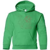 Sweatshirts Irish Green / YS Love 11 Youth Hoodie