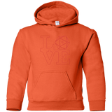 Sweatshirts Orange / YS Love 11 Youth Hoodie