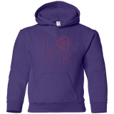 Sweatshirts Purple / YS Love 11 Youth Hoodie