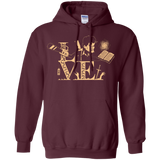 Sweatshirts Maroon / Small Love Ash Pullover Hoodie