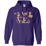 Sweatshirts Purple / Small Love Ash Pullover Hoodie
