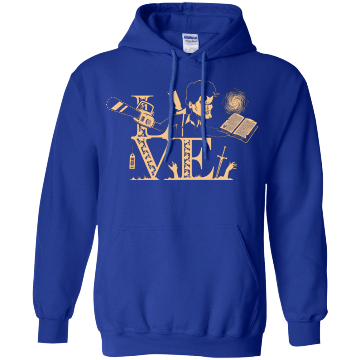 Sweatshirts Royal / Small Love Ash Pullover Hoodie