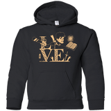 Sweatshirts Black / YS Love Ash Youth Hoodie