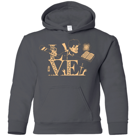 Sweatshirts Charcoal / YS Love Ash Youth Hoodie