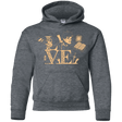 Sweatshirts Dark Heather / YS Love Ash Youth Hoodie