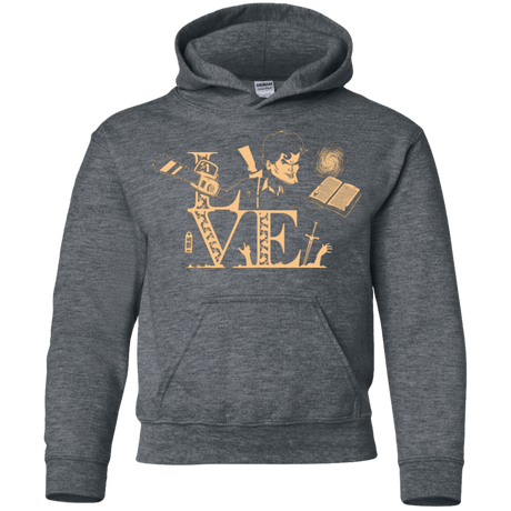 Sweatshirts Dark Heather / YS Love Ash Youth Hoodie
