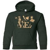 Sweatshirts Forest Green / YS Love Ash Youth Hoodie