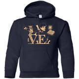 Sweatshirts Navy / YS Love Ash Youth Hoodie