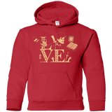 Sweatshirts Red / YS Love Ash Youth Hoodie
