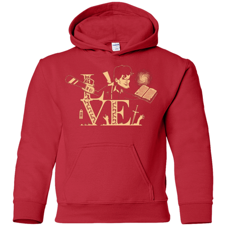 Sweatshirts Red / YS Love Ash Youth Hoodie