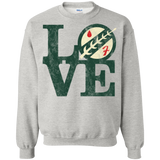 Sweatshirts Ash / Small LOVE Boba Crewneck Sweatshirt