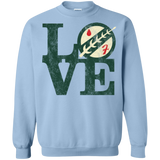 Sweatshirts Light Blue / Small LOVE Boba Crewneck Sweatshirt