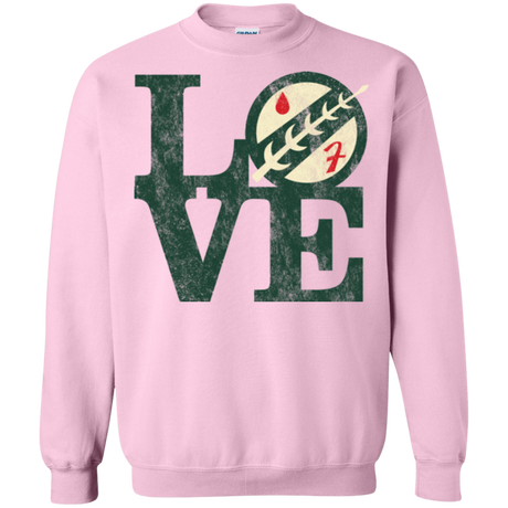 Sweatshirts Light Pink / Small LOVE Boba Crewneck Sweatshirt