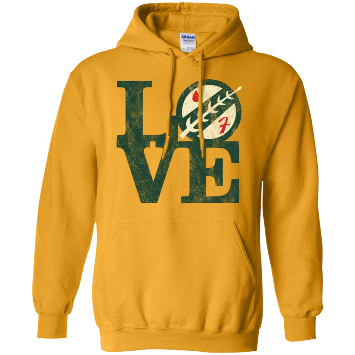 Sweatshirts Gold / Small LOVE Boba Pullover Hoodie