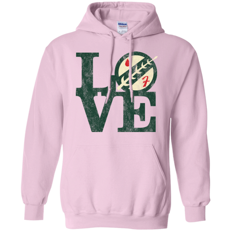 Sweatshirts Light Pink / Small LOVE Boba Pullover Hoodie