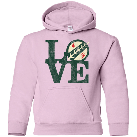 Sweatshirts Light Pink / YS LOVE Boba Youth Hoodie