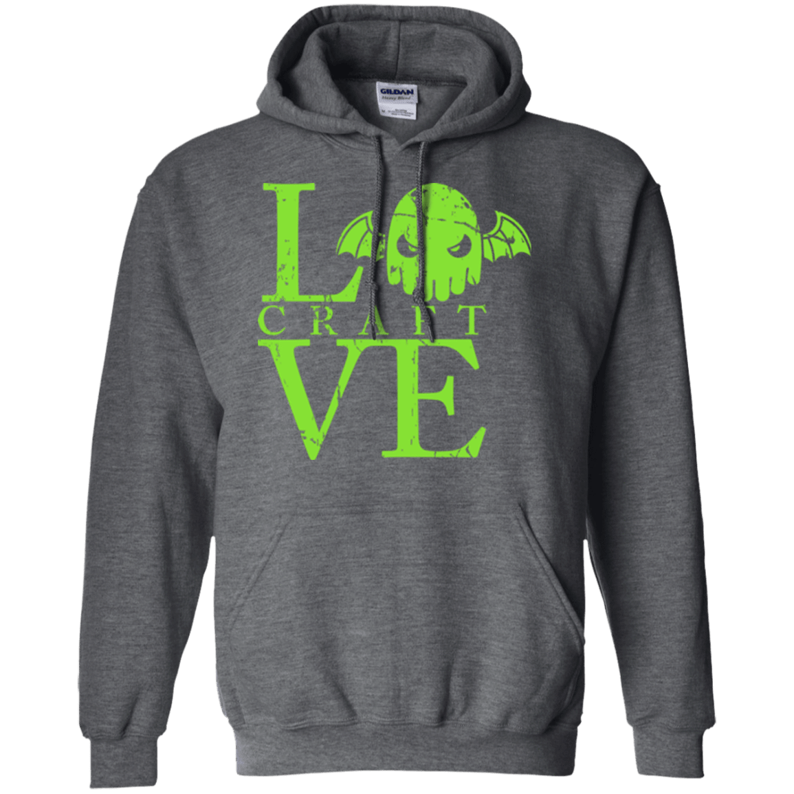 Sweatshirts Dark Heather / Small Love craft Pullover Hoodie