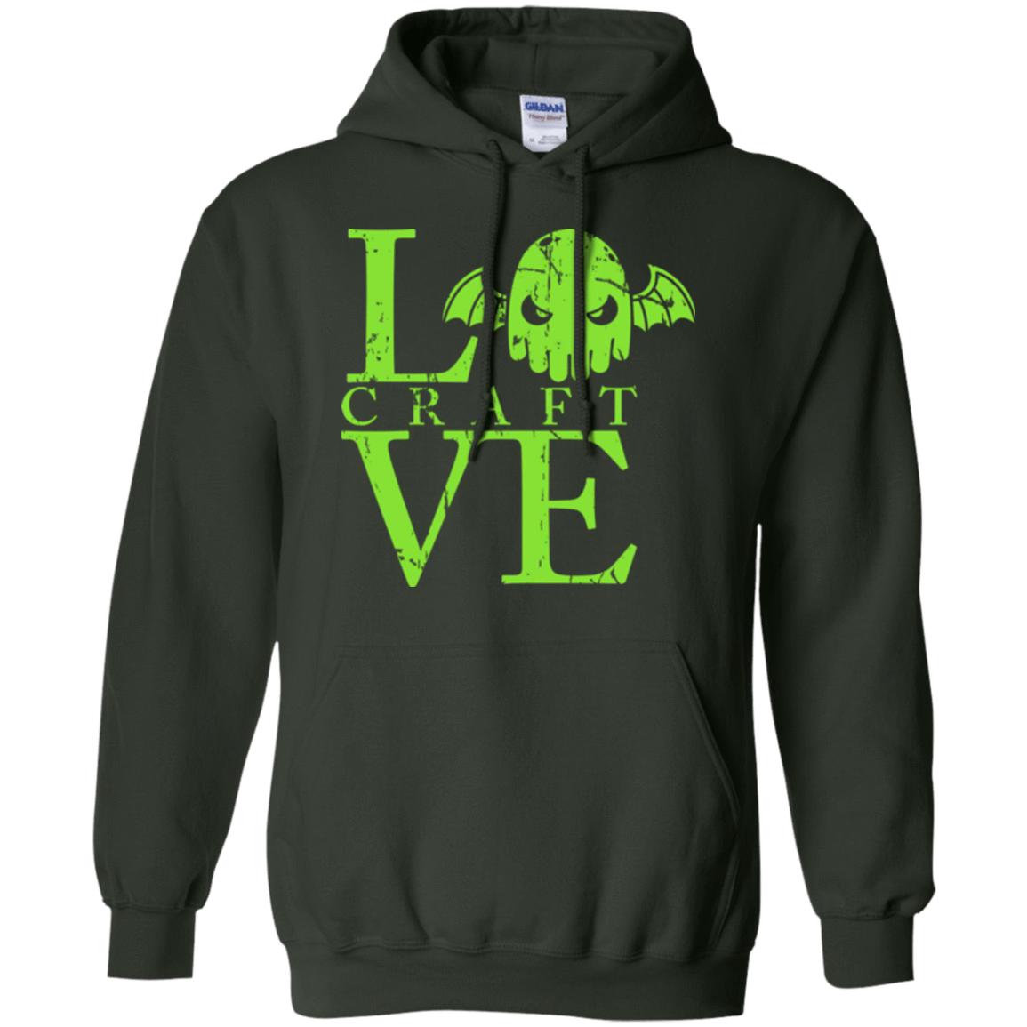 Sweatshirts Forest Green / Small Love craft Pullover Hoodie