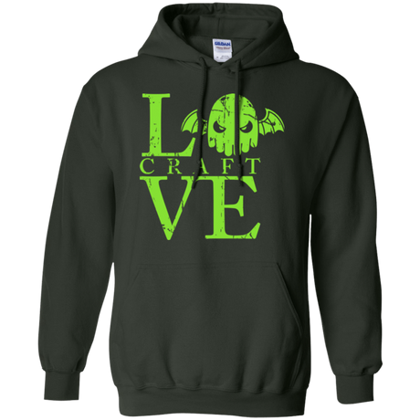 Sweatshirts Forest Green / Small Love craft Pullover Hoodie