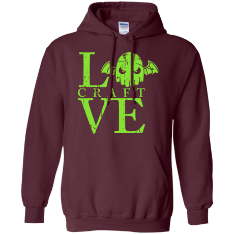 Sweatshirts Maroon / Small Love craft Pullover Hoodie